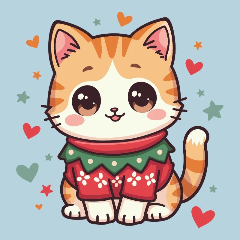 Chat de Noël