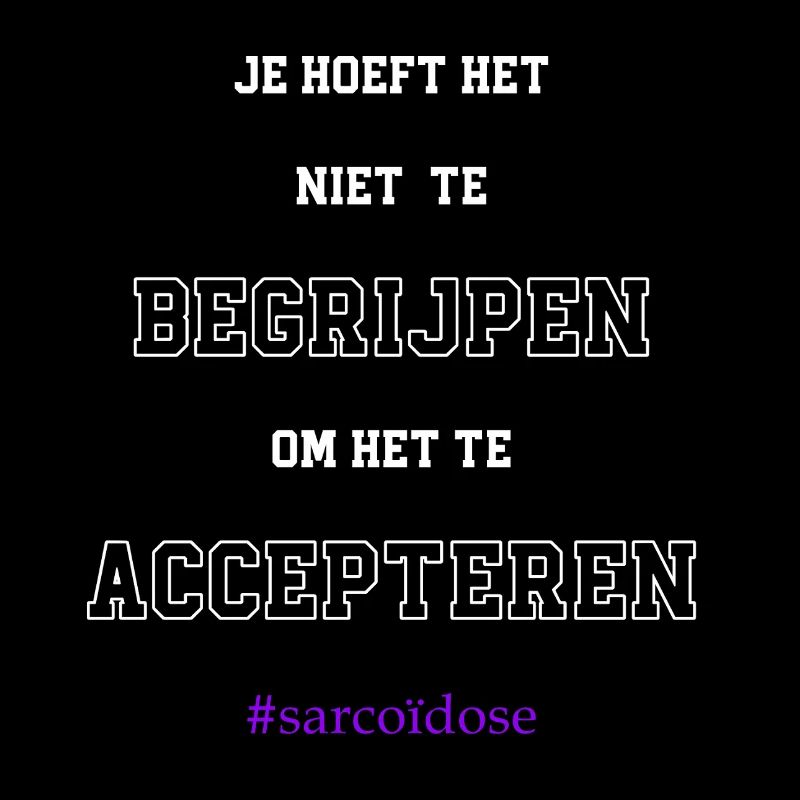 Acceptation de la sarcoïdose