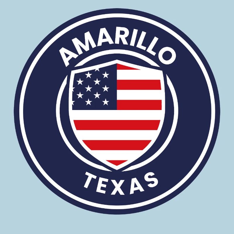 Texas-Abzeichen Amarillo-Emblem