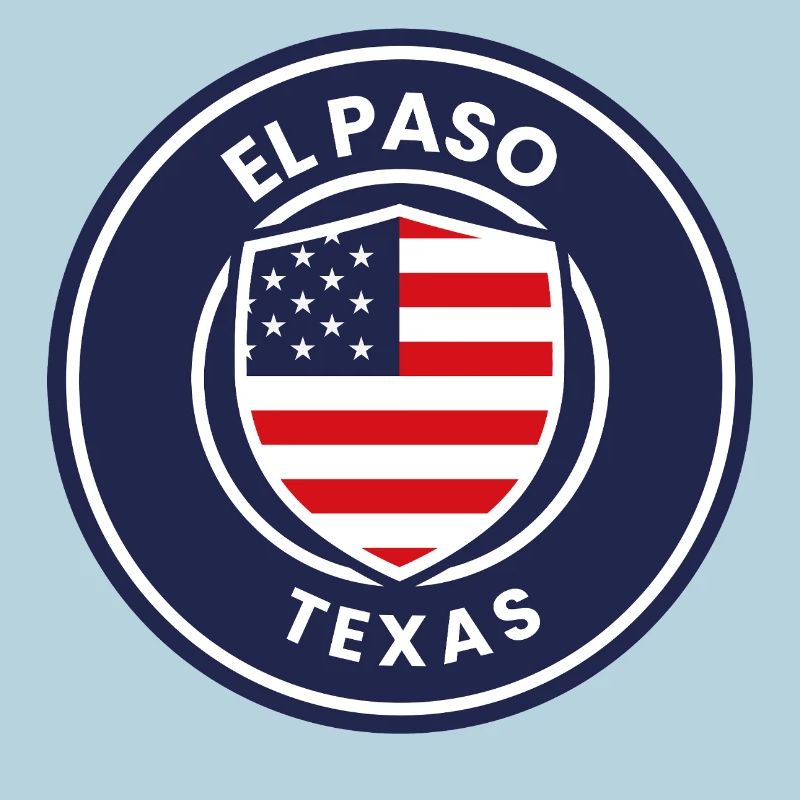 El Paso Texas Flaggenschild