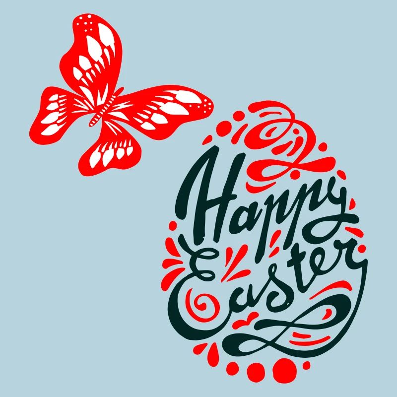 Easter Egg Butterfly Easter