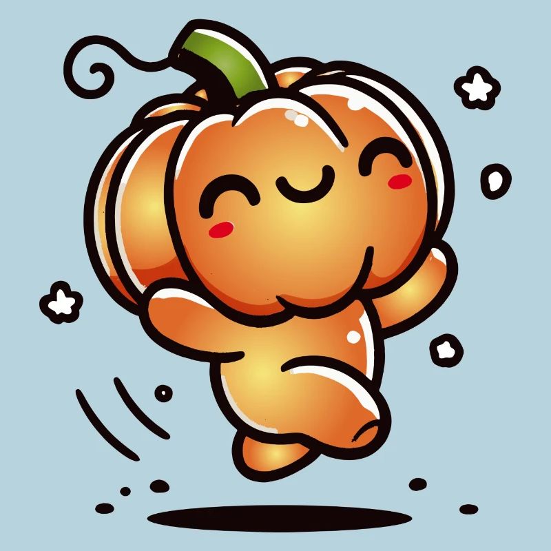 Dancing pumpkin - cute Halloween fun