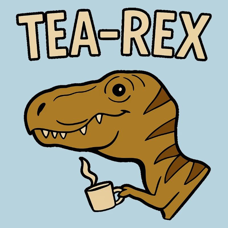 Tea Rex Dinosaur with Cup