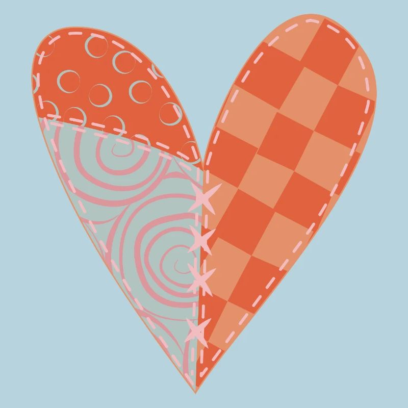 Patchwork Herz Nr 5