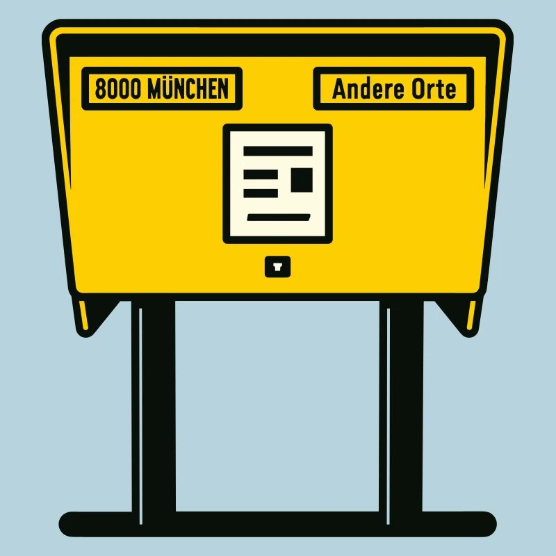 Munich Yellow Mailbox