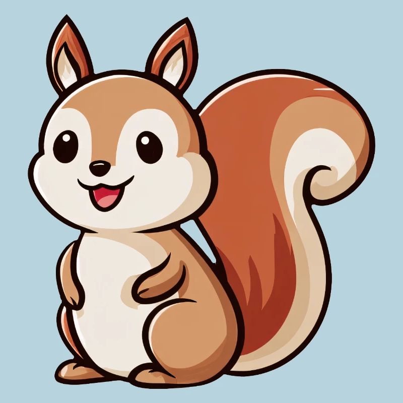 Whimsical Squirrel Charm