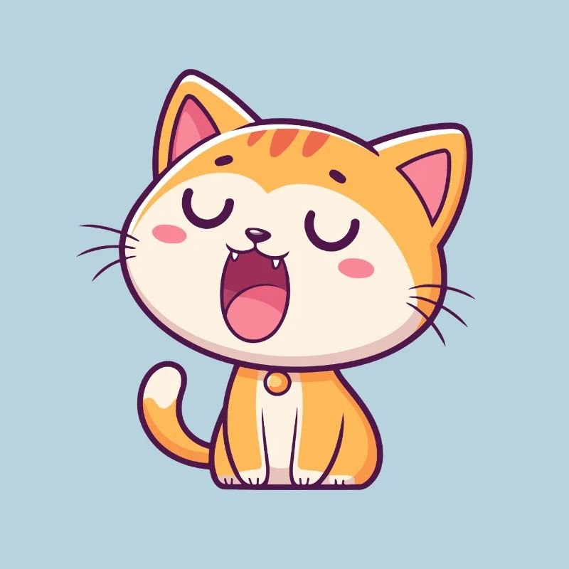 Chaton Mignon Souriant