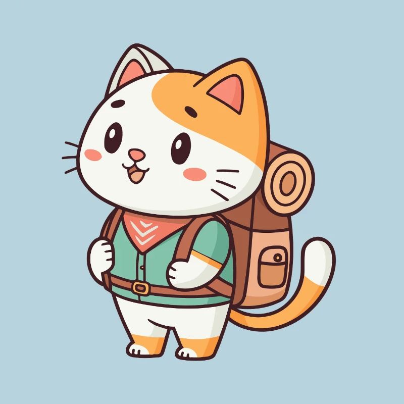 Backpacking Adventure Cat