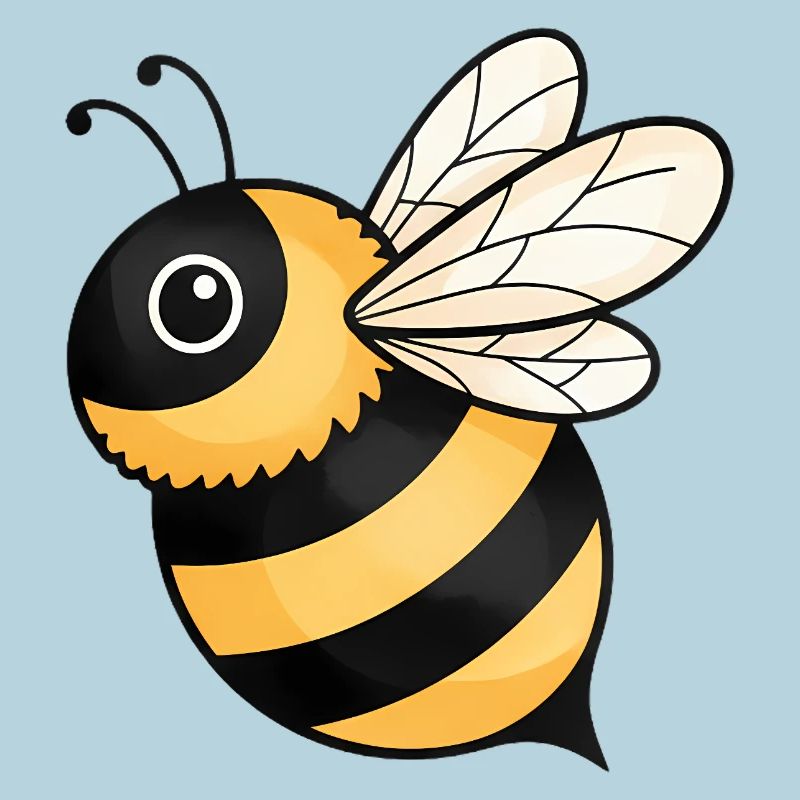 Happy Bee Jaune Noir