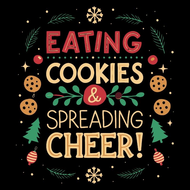 Eating cookies and spreading joy