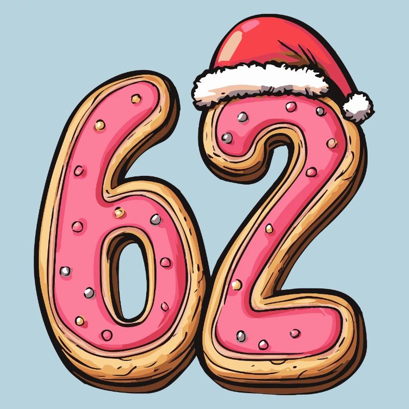 62 chiffres Cookie Noël