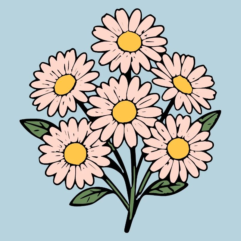 Bouquet fleur fleur rose pastel