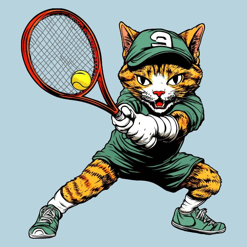 Chat de tennis