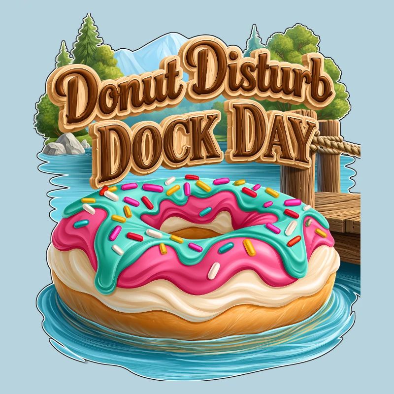 Donut Disturb Dock Tag