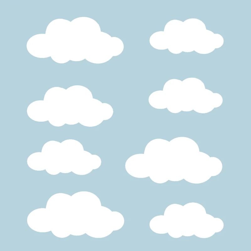 White clouds