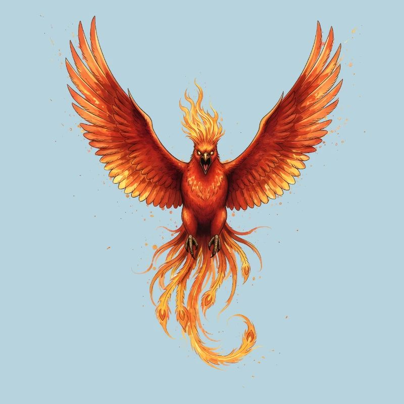 Fire Phoenix Flame Flight