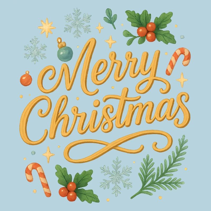 Lettrage de joyeux Noël