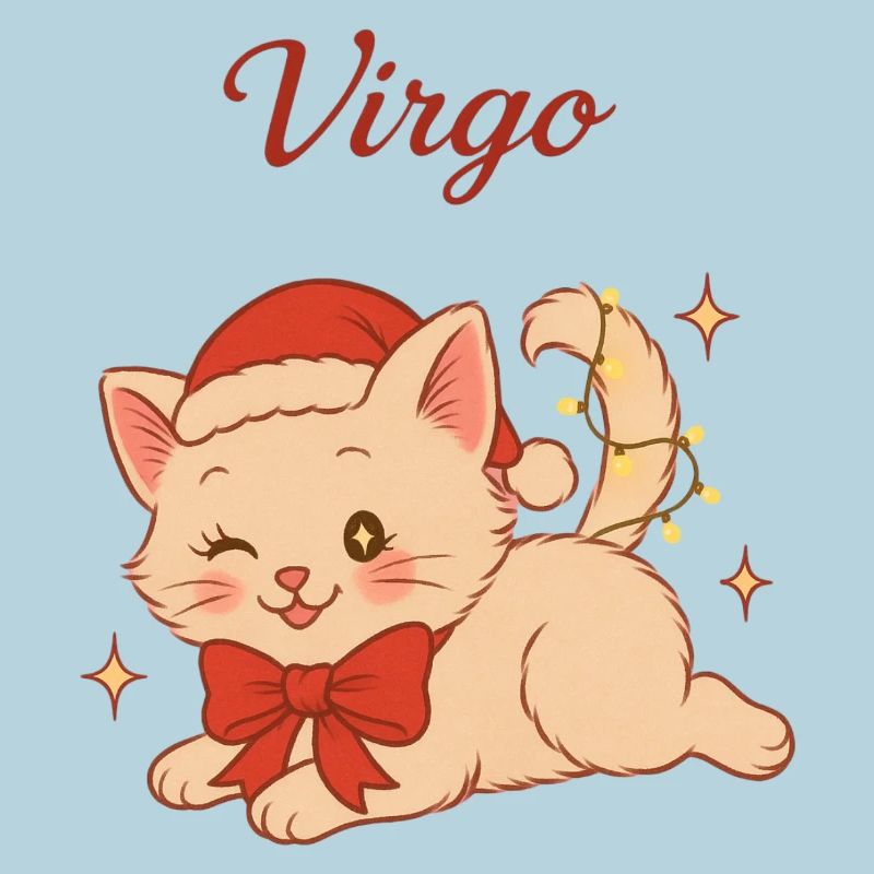 Chat Vierge Magie Noël