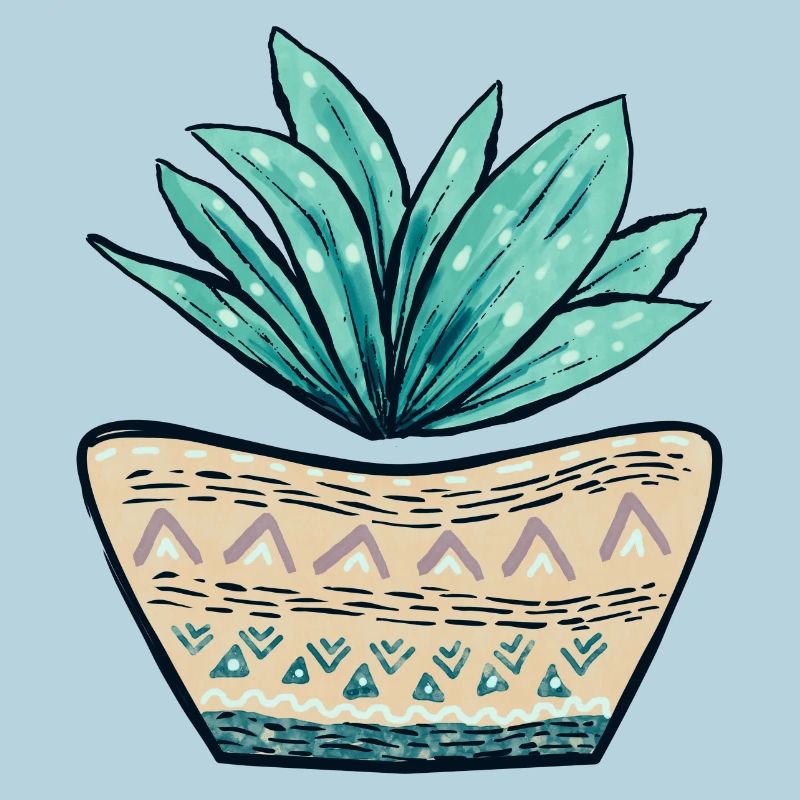 Succulent Pot Pattern