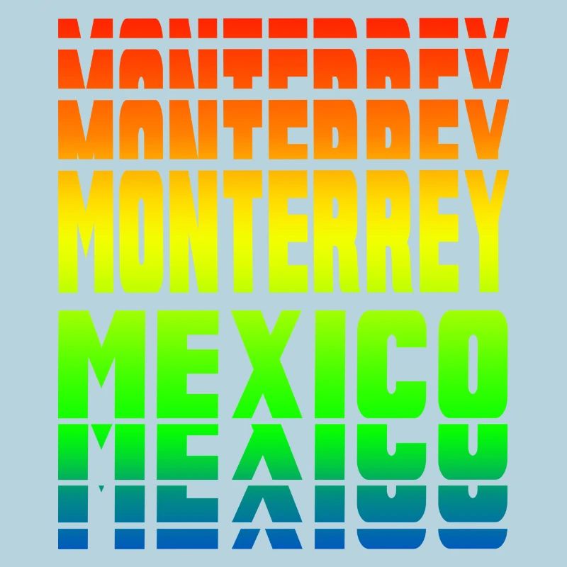 Monterrey Mexiko Regenbogen Design