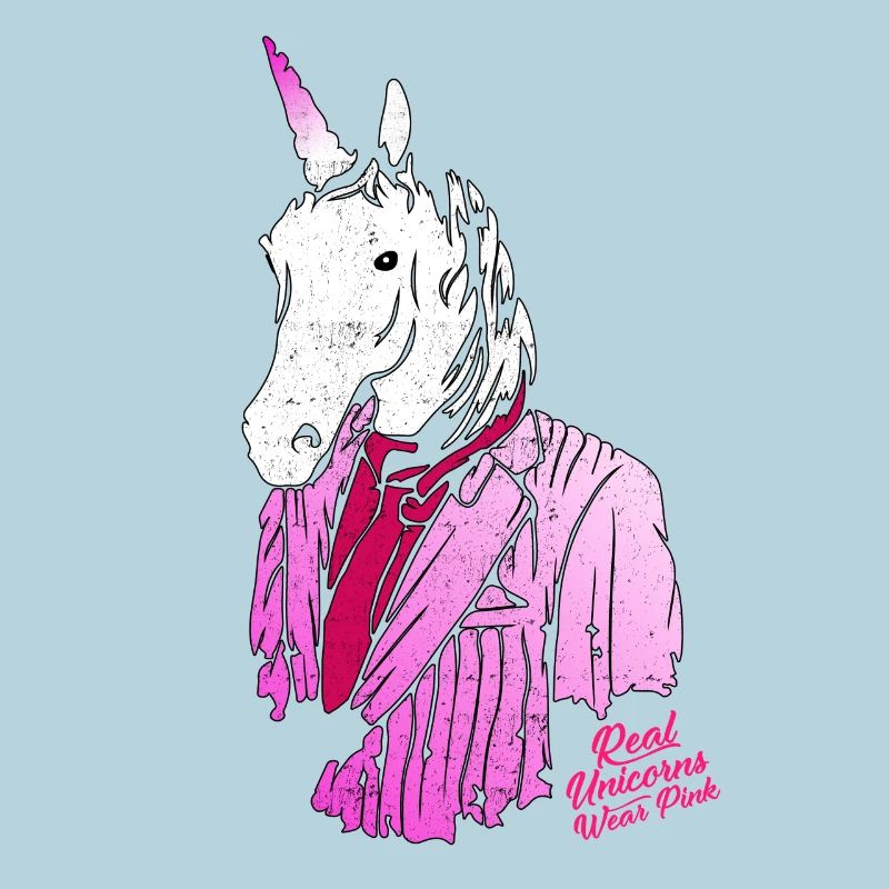 taille basse licorne rose