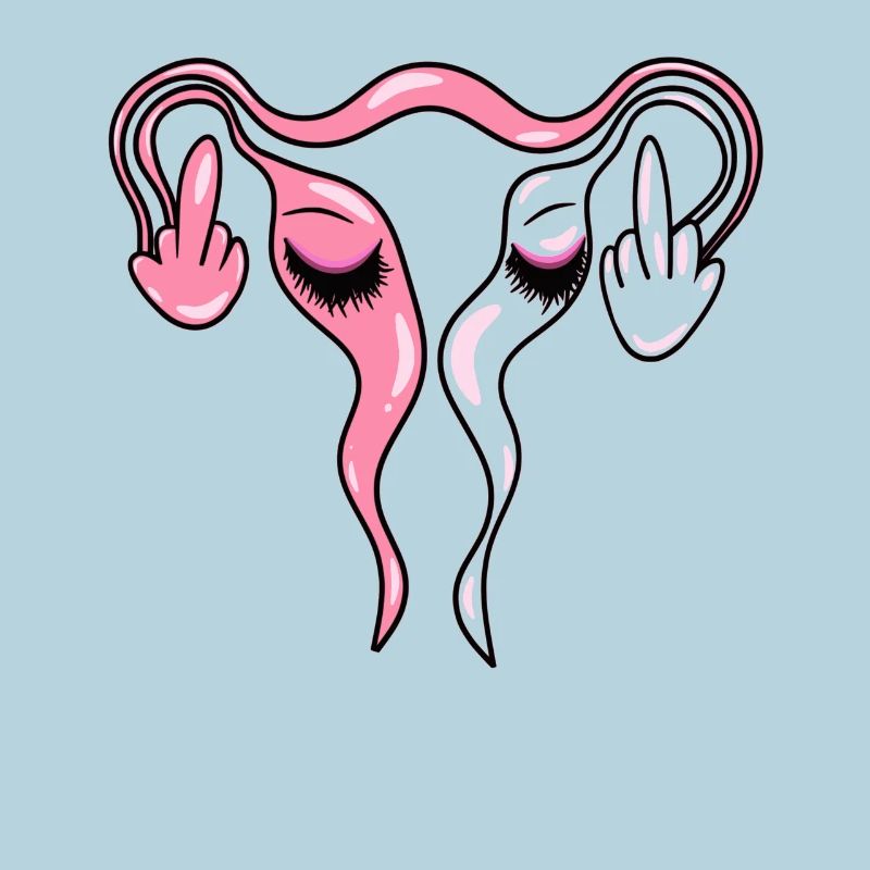 Eierstöcke / Gebärmutter mit Lashes