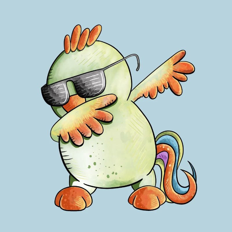 Dab Dance Rooster I Dabbendes Chicken