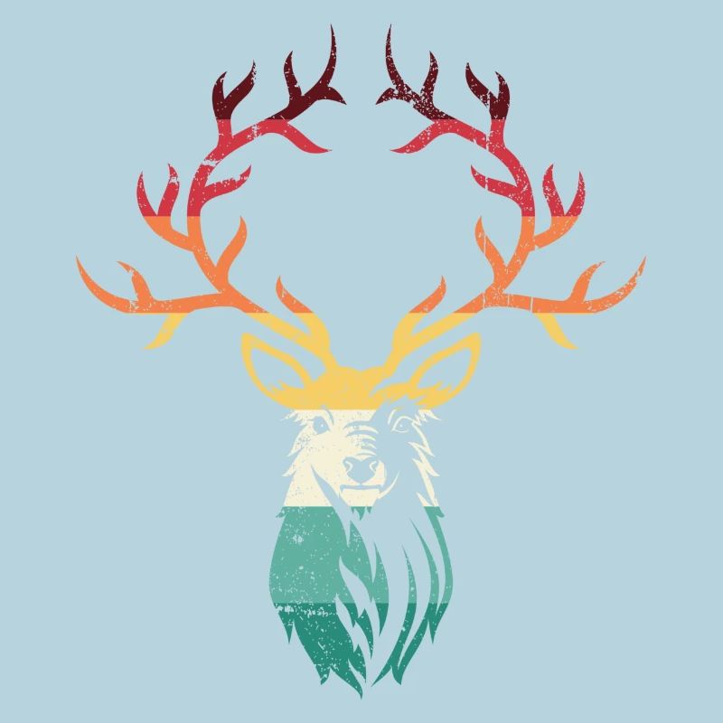 Bois de cerf dégradé