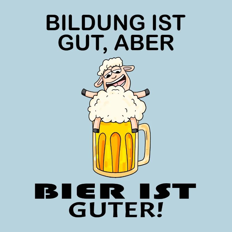 Lustiger Bier Spruch