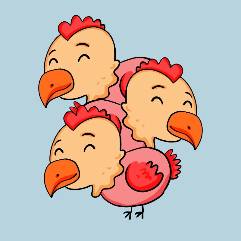 Poulets mignons - Poulet