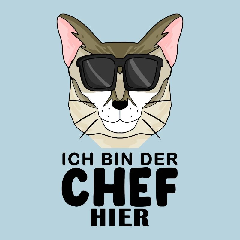 coole Katze - Singapura Katze - Chef Spruch