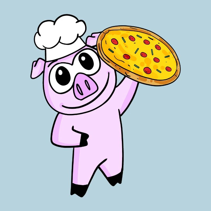 pizza maker pizza chef pork italy