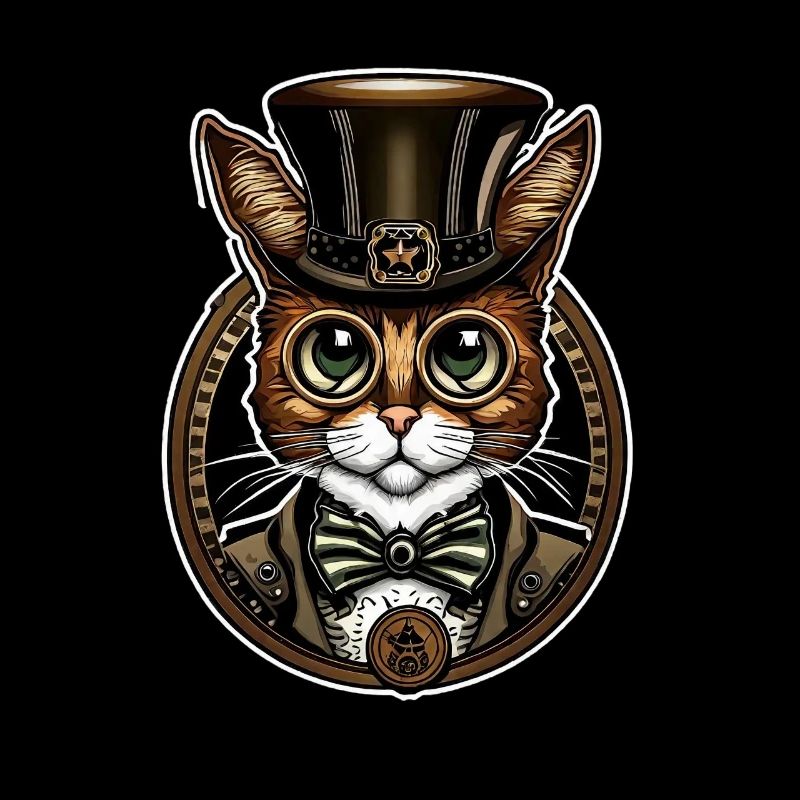 Steampunk Cat 02