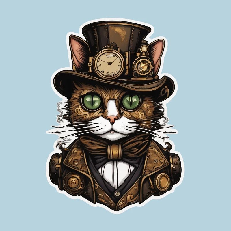 Steampunk Cat 01