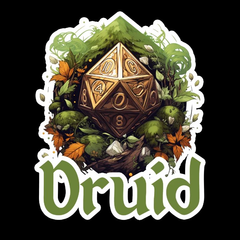 Druide mit W20 – Fantasy RPG Design