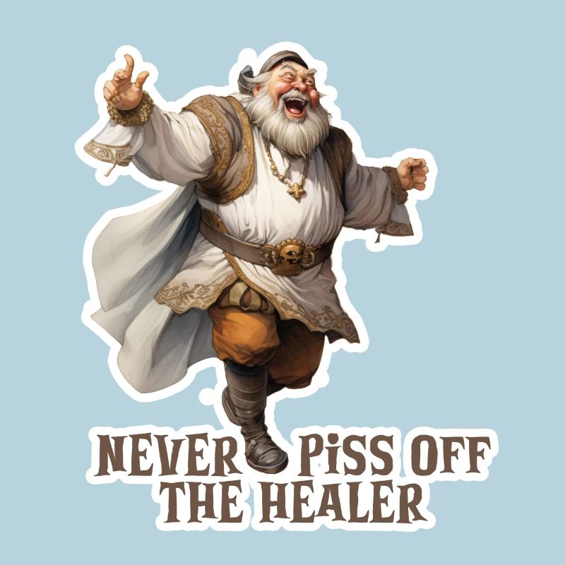 Never Stop the Healer – Drôle de design RPG