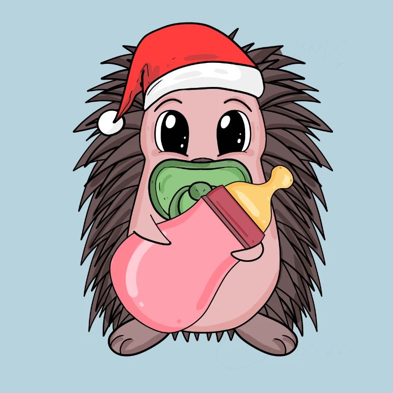 Hérisson bébé Noël