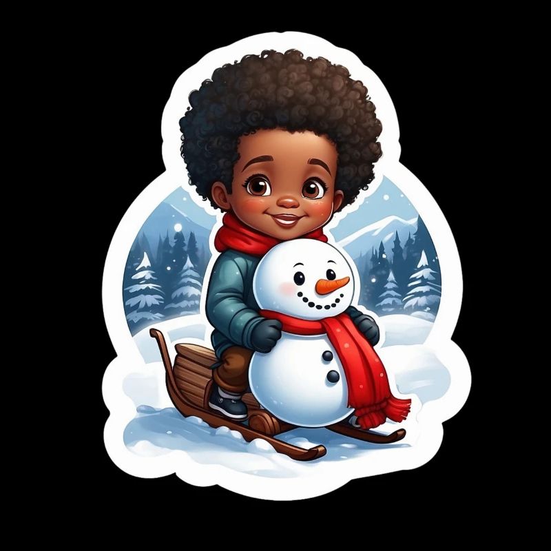 Kid-friendly snowman design