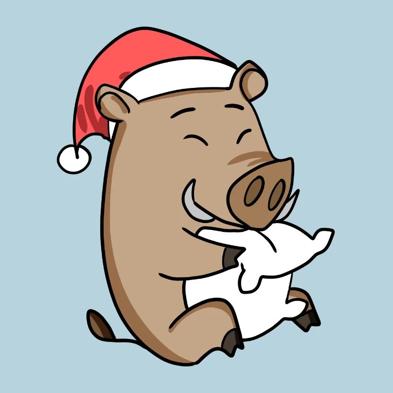 Sanglier Cochon de Noël