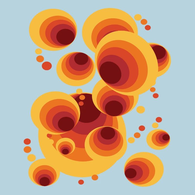 Abstract Gradient Polka Dots