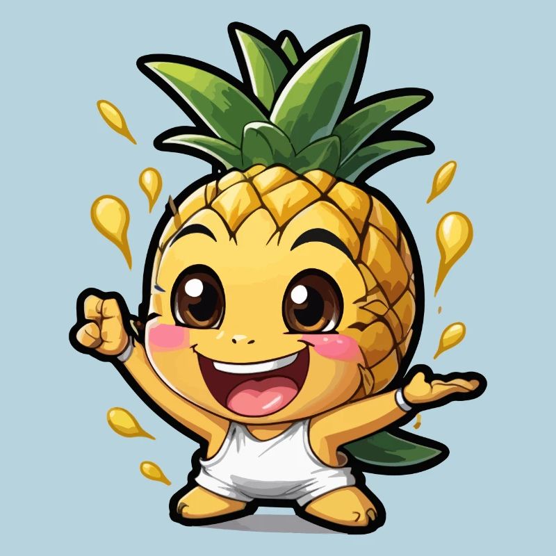 Drôle de bébé ananas