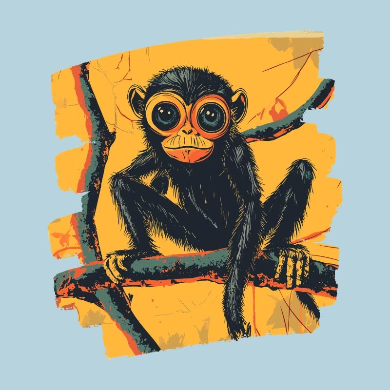 Spider Monkey Retro