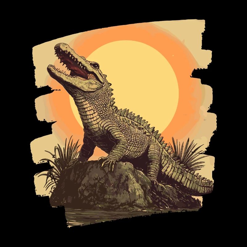 Crocodile Retro