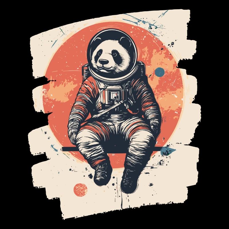 Panda Astronaute