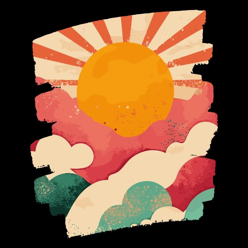 Soleil d’été Coucher de soleil
