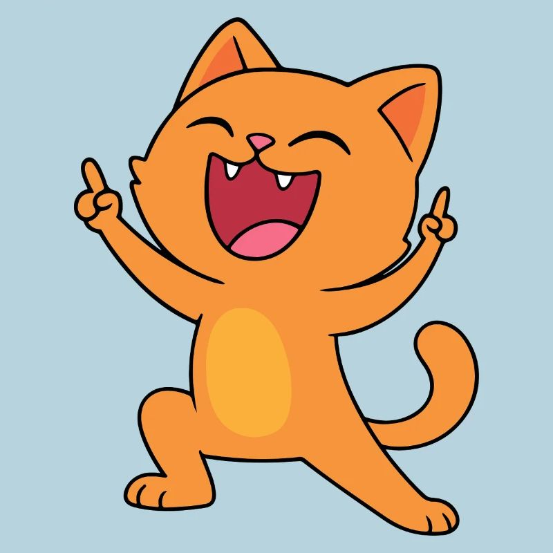 Gute-Laune-Katze