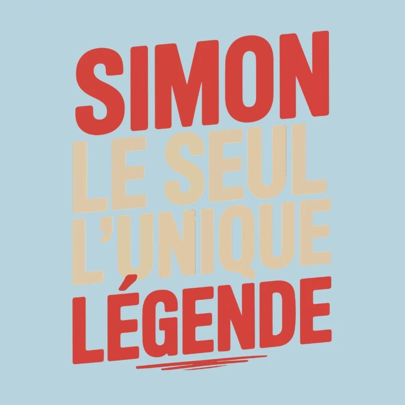 Simon, das einzige einzigartige Legenden-Mann-Geschenk