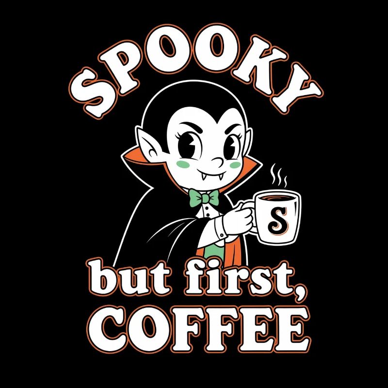 Spooky Kaffee Charm