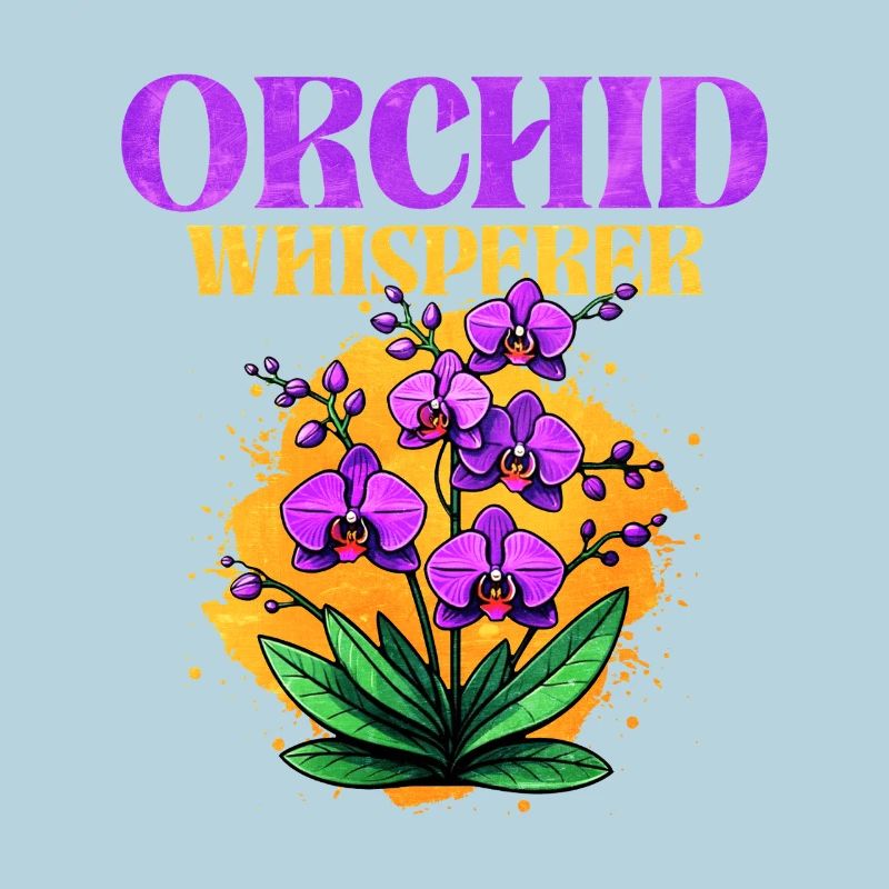 Conception de murmure d'orchidée