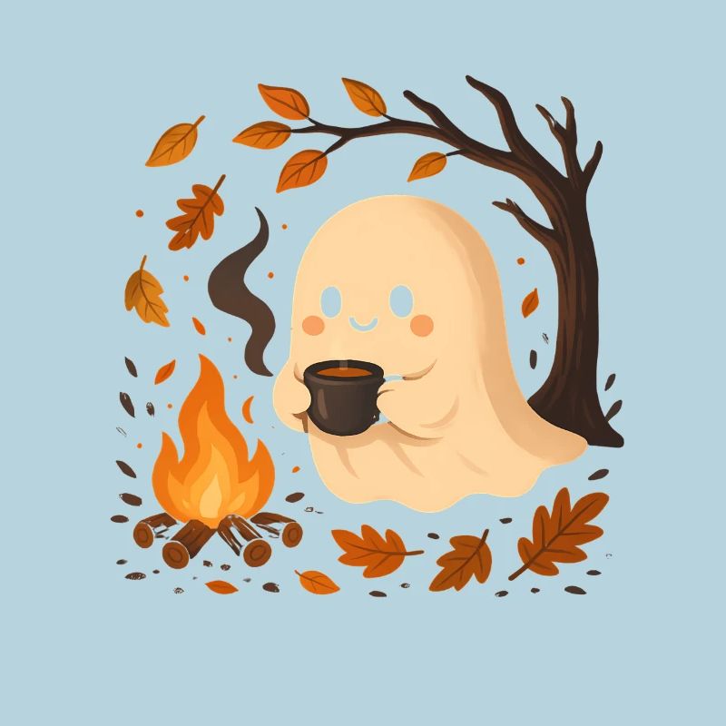 Herbstgeist am Lagerfeuer